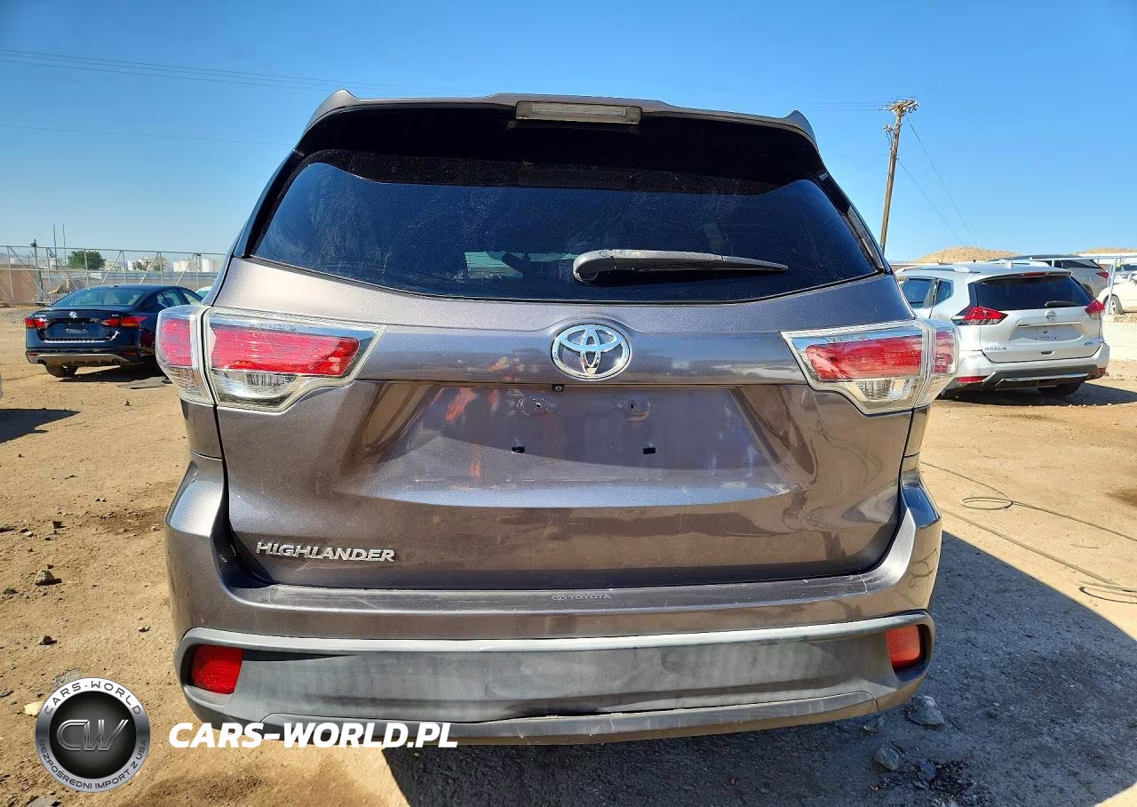 2016 Toyota Highlander Le VIN:5TDZKRFH4GS128543 - 6