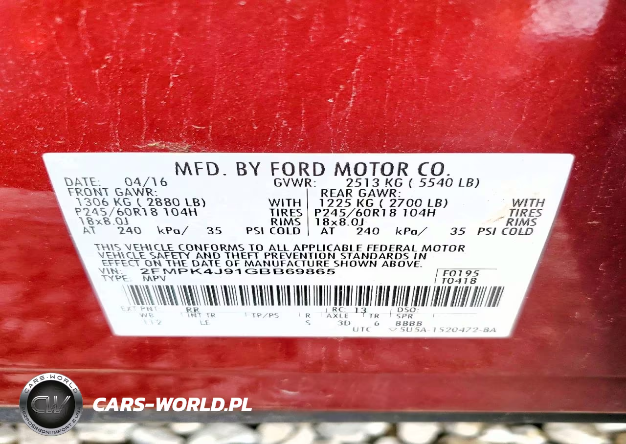 2016 Ford Edge Sel VIN:2FMPK4J91GBB69865 - 13