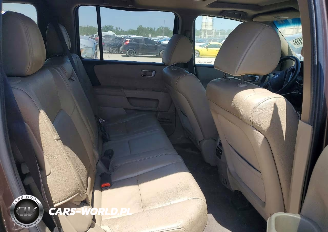 2012 Honda Pilot Exl VIN:5FNYF3H61CB001949 - 11