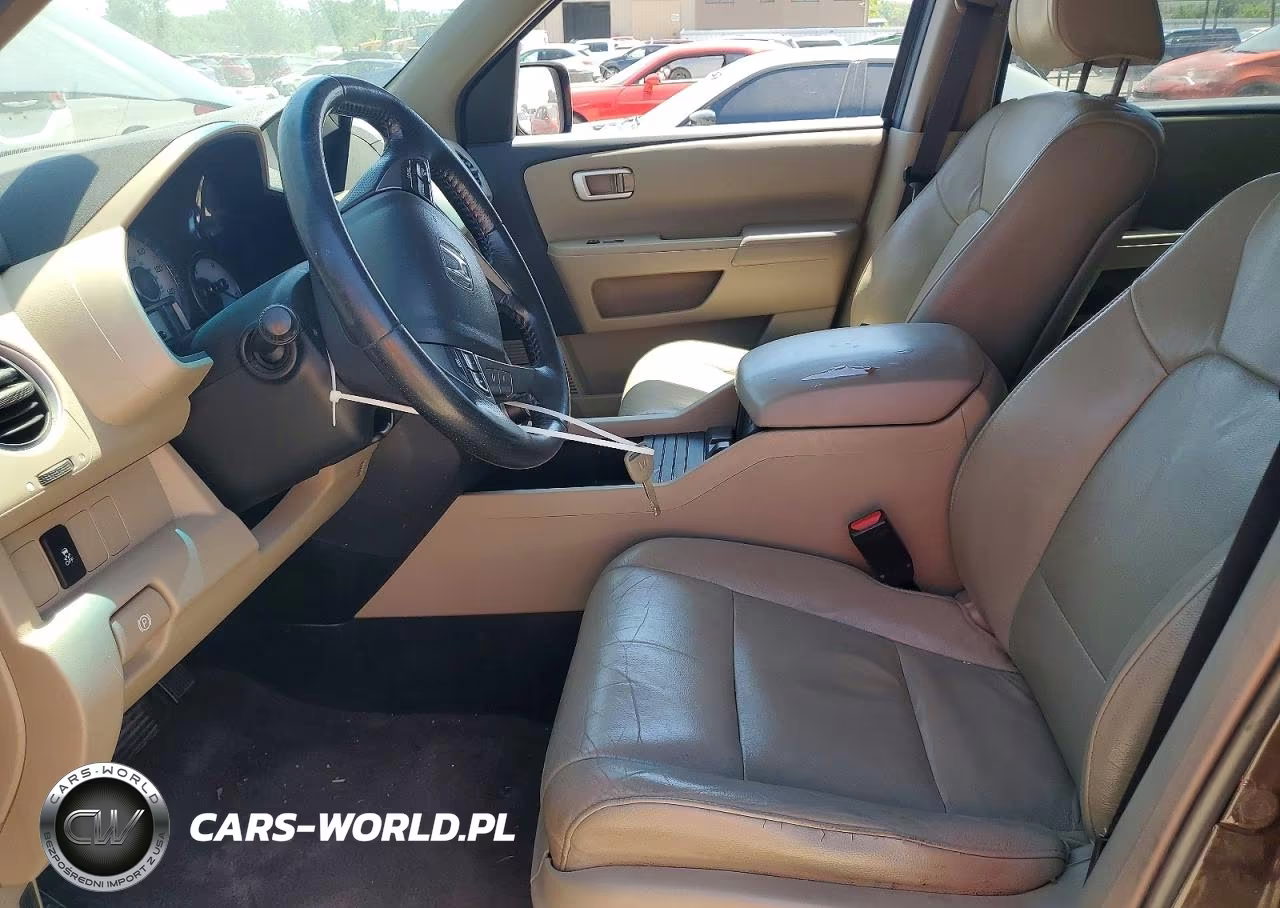 2012 Honda Pilot Exl VIN:5FNYF3H61CB001949 - 7