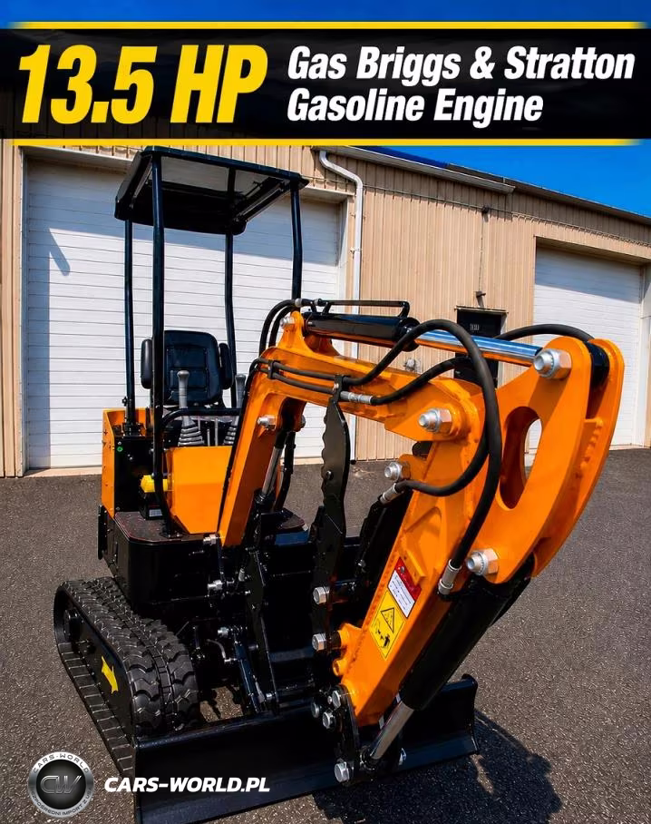 2026 1 Ton Mini Excavator (Canopy) + Hydraulic Thu VIN:38912788 - 7