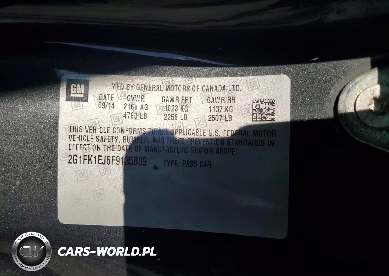 2015 Chevrolet Camaro 2Ss VIN:2G1FK1EJ6F9135809 - 13