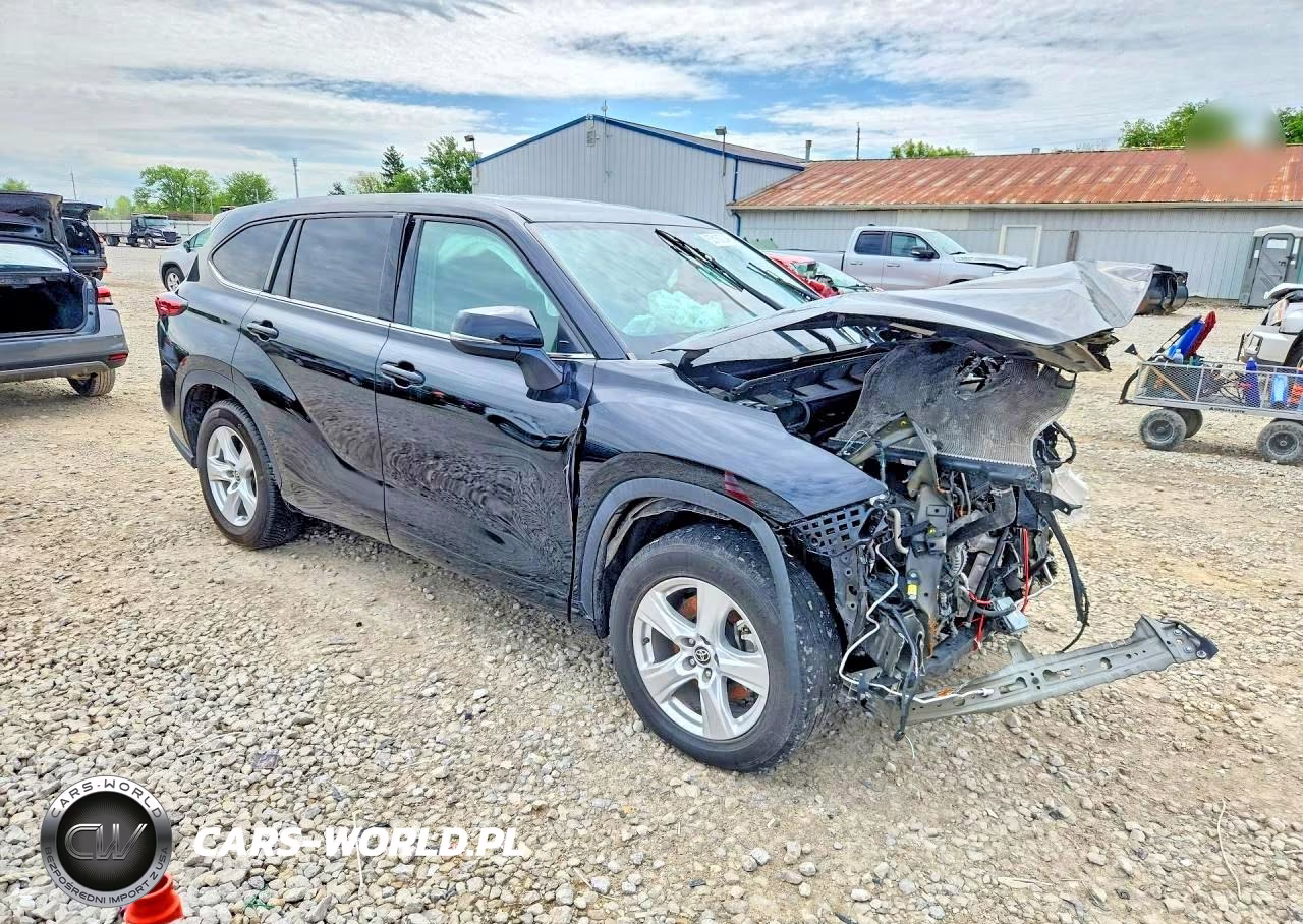 2021 Toyota Highlander Le VIN:5TDZZRAH6MS532166 - 4
