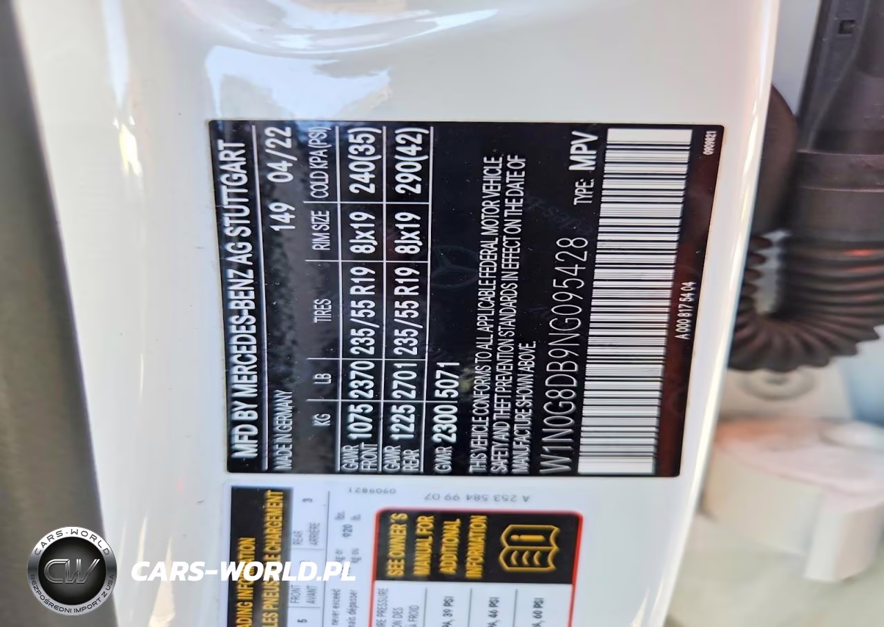 2022 Mercedes-Benz Glc 300 VIN:W1N0G8DB9NG095428 - 12