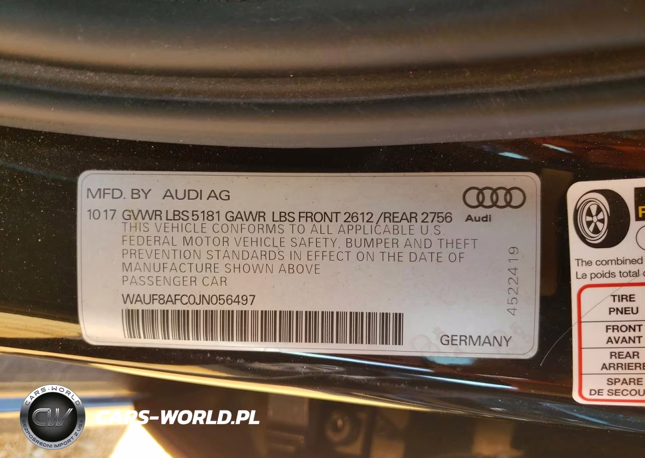 2018 Audi A6 Premium VIN:WAUF8AFC0JN056497 - 12