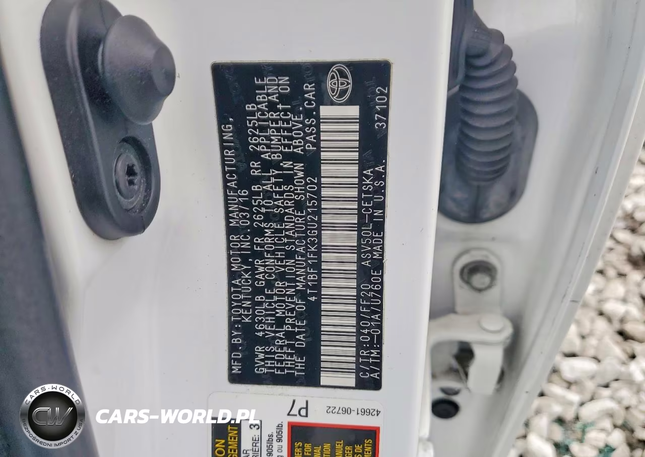 2016 Toyota Camry Se VIN:4T1BF1FK3GU215702 - 13