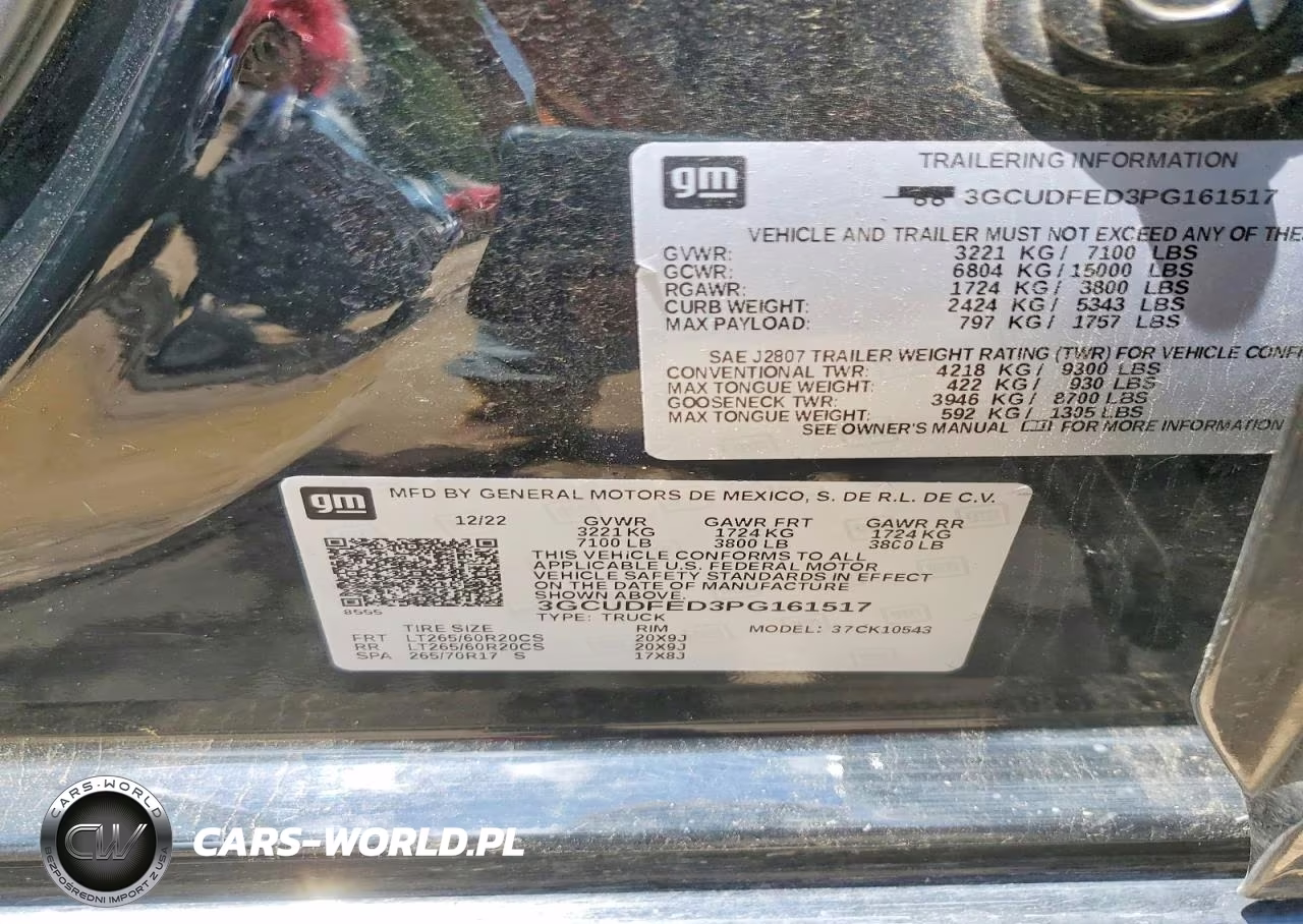 2023 Chevrolet Silverado K1500 Lt Trail Boss VIN:3GCUDFED3PG161517 - 13