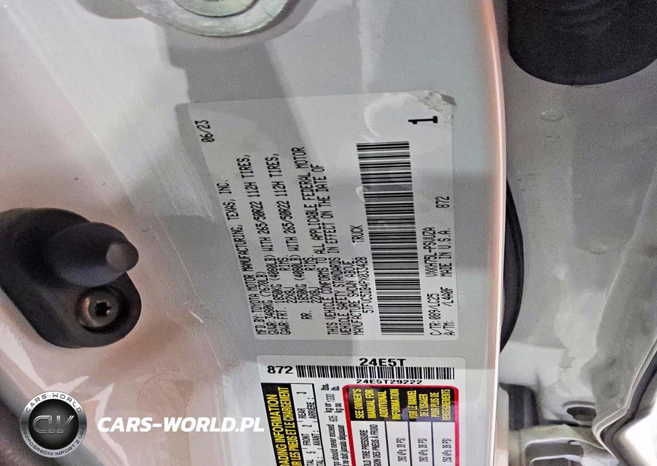2023 Toyota Tundra Crewmax Capstone VIN:5TFVC5DB4PX033428 - 12