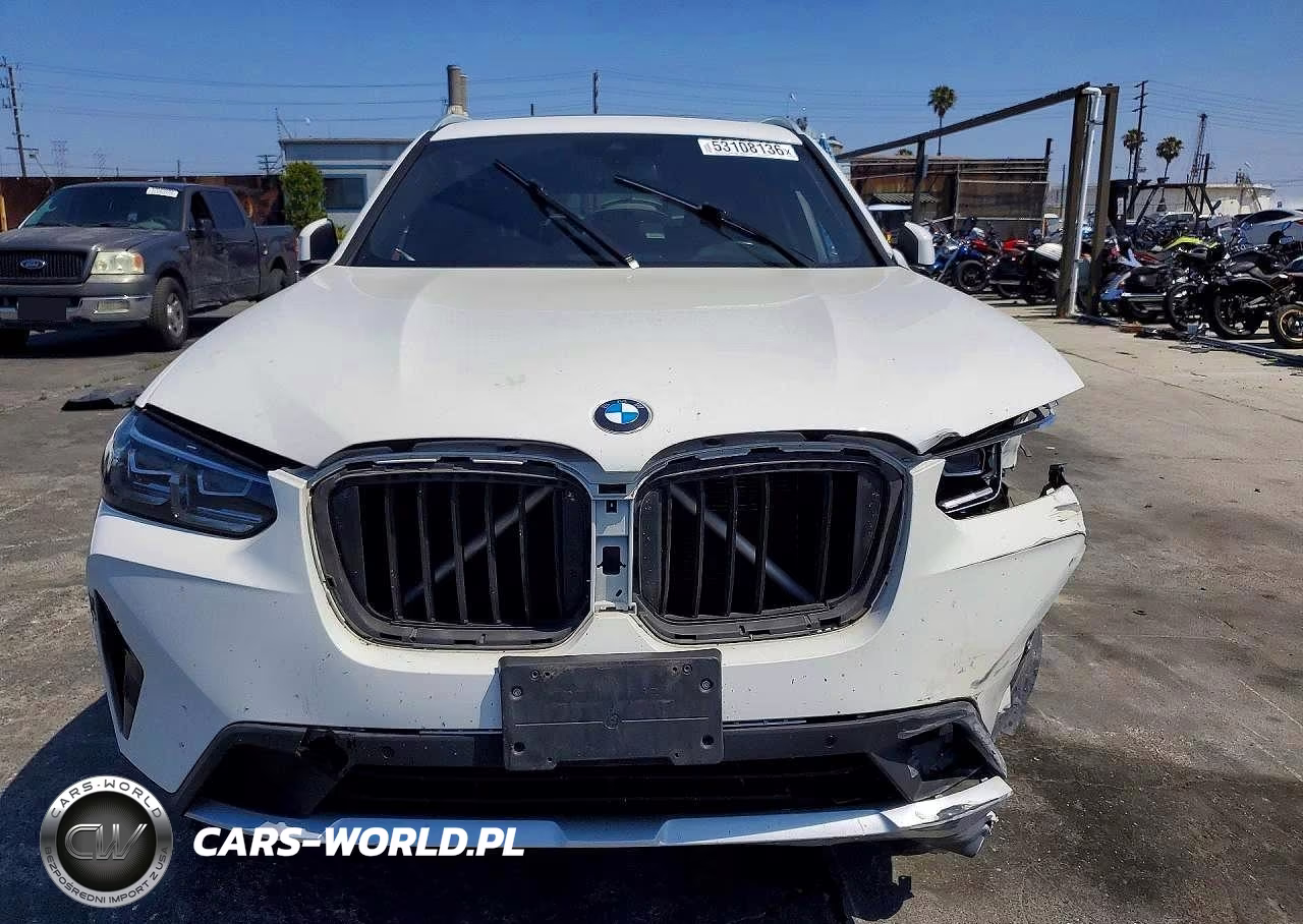 2022 BMW X3 Sdrive30I VIN:5UX43DP06N9K92180 - 5