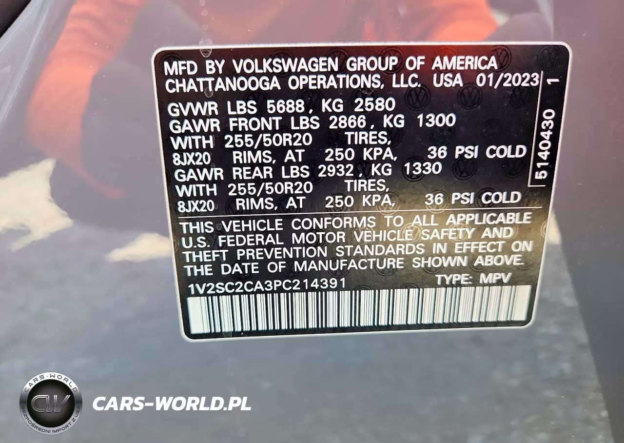 2023 Volkswagen Atlas Cross Sport Sel R-Line VIN:1V2SC2CA3PC214391 - 13