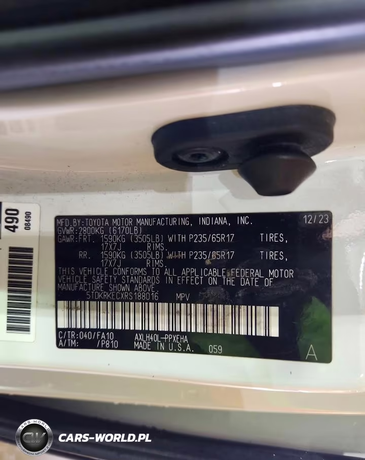2024 Toyota Sienna Le VIN:5TDKRKECXRS188016 - 14