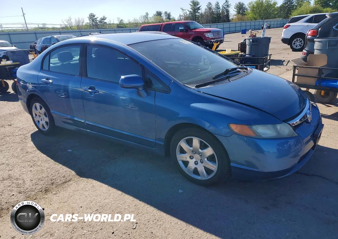 2008 Honda Civic Lx VIN:1HGFA16538L006600 - 4