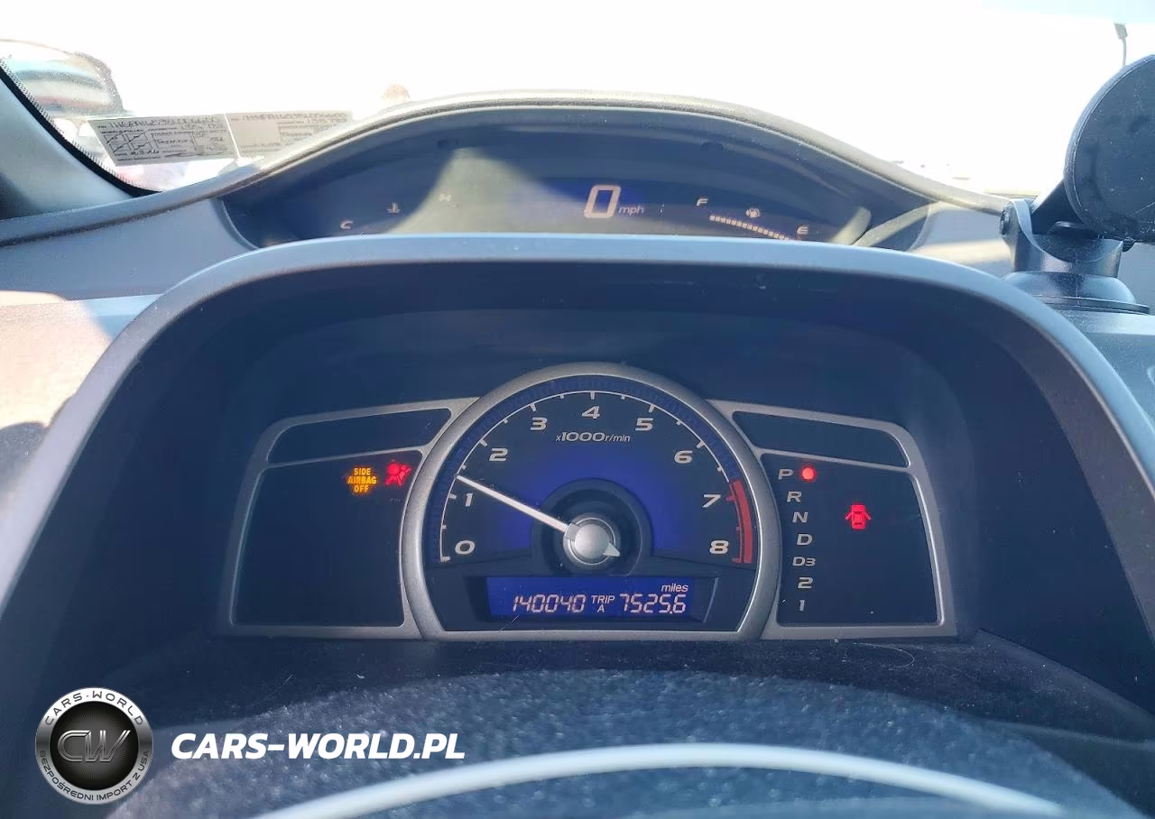 2008 Honda Civic Lx VIN:1HGFA16538L006600 - 9
