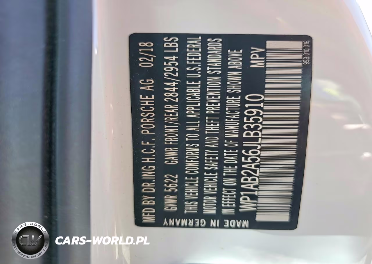 2018 Porsche Macan S VIN:WP1AB2A56JLB35910 - 14
