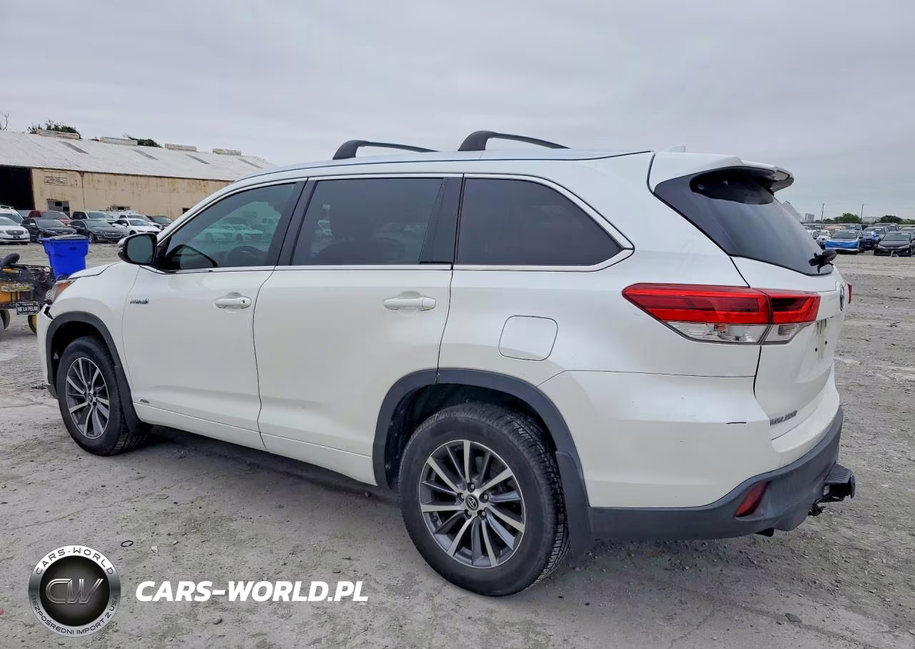 2018 Toyota Highlander Hybrid Xle VIN:5TDJGRFH4JS051842 - 2