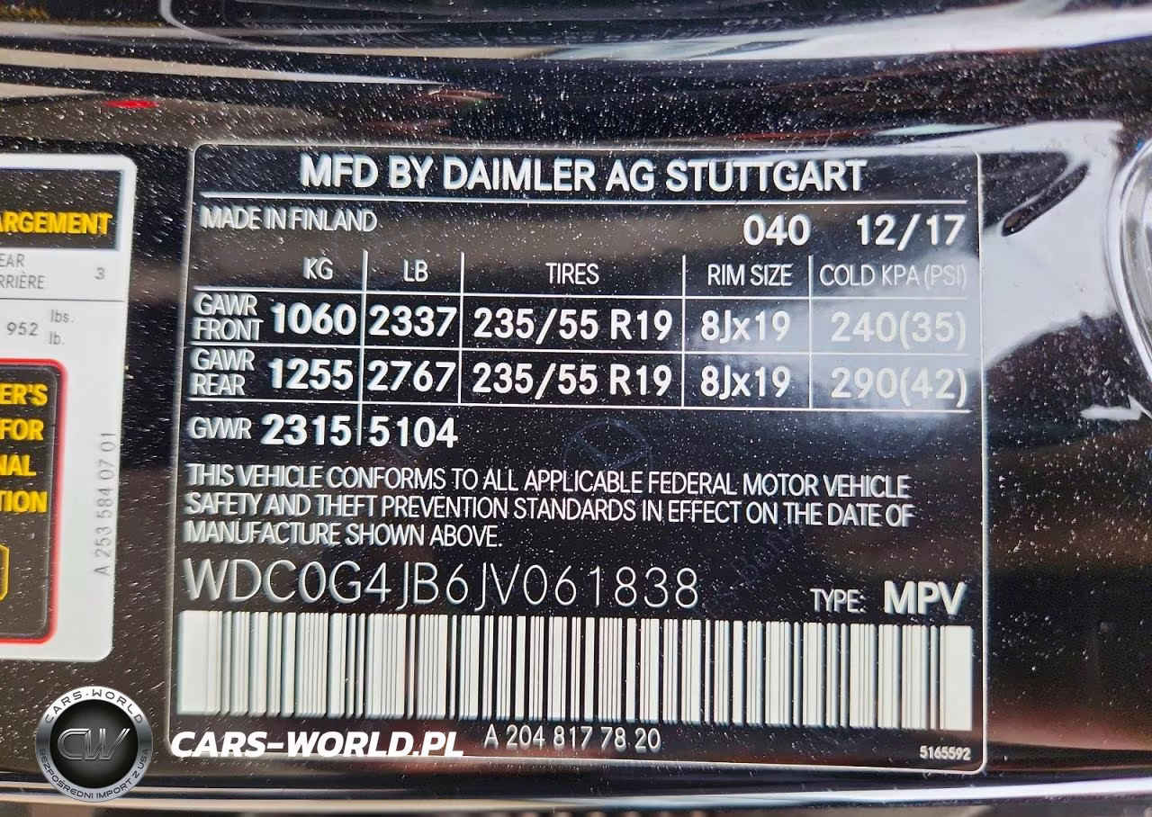 2018 Mercedes-Benz Glc 300 VIN:WDC0G4JB6JV061838 - 12