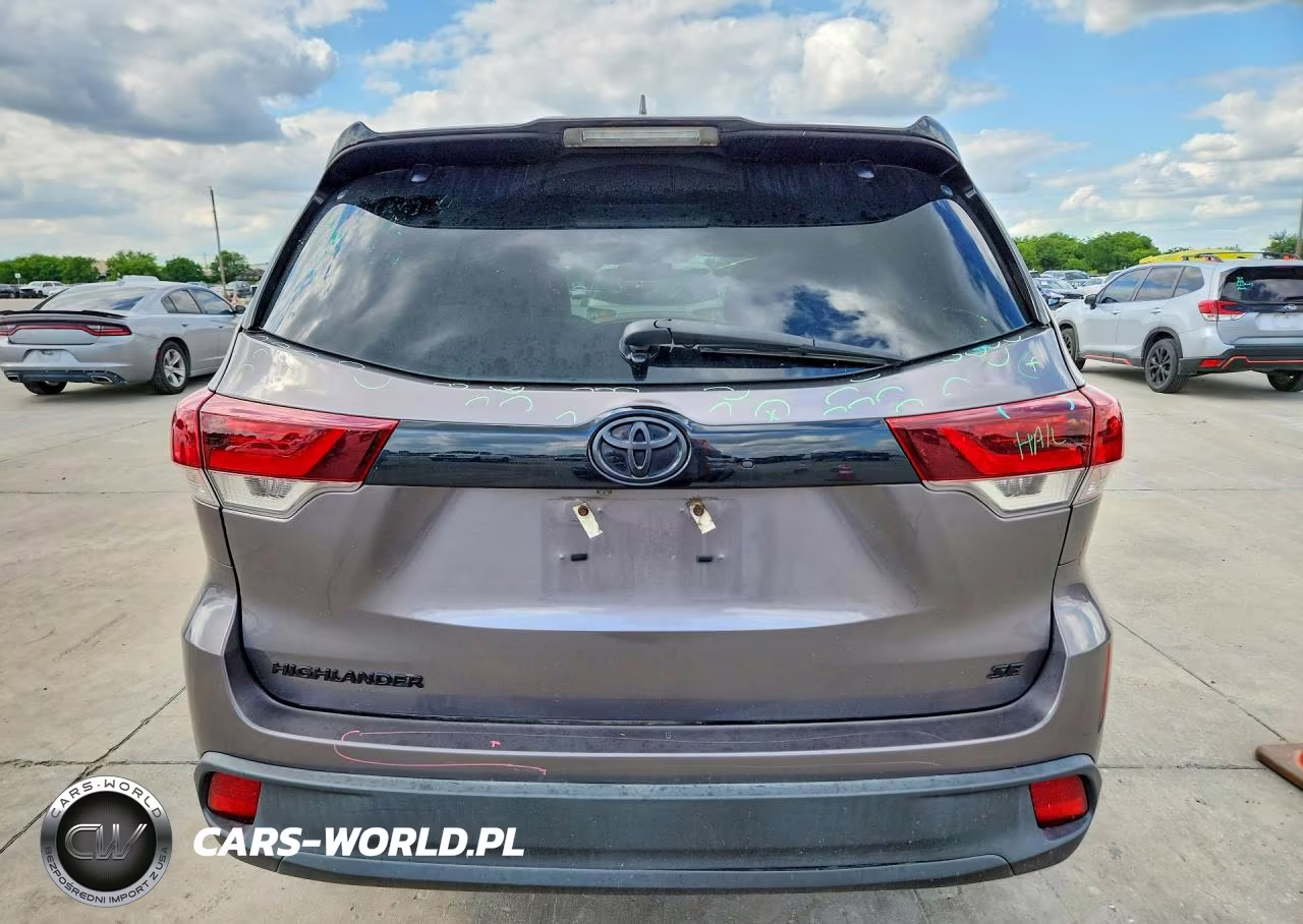 2019 Toyota Highlander Se VIN:5TDKZRFH8KS316519 - 6