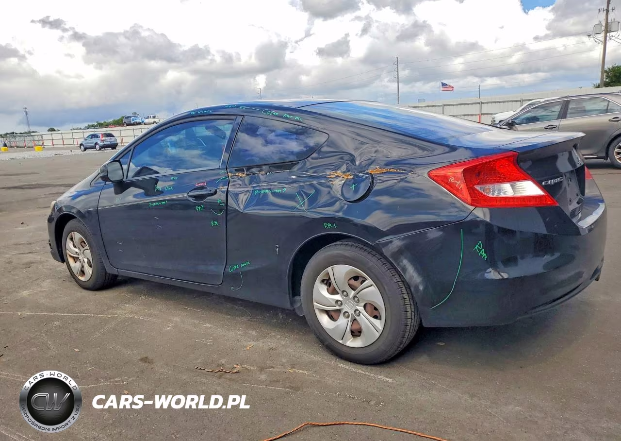 2013 Honda Civic Lx VIN:2HGFG3B50DH511145 - 2