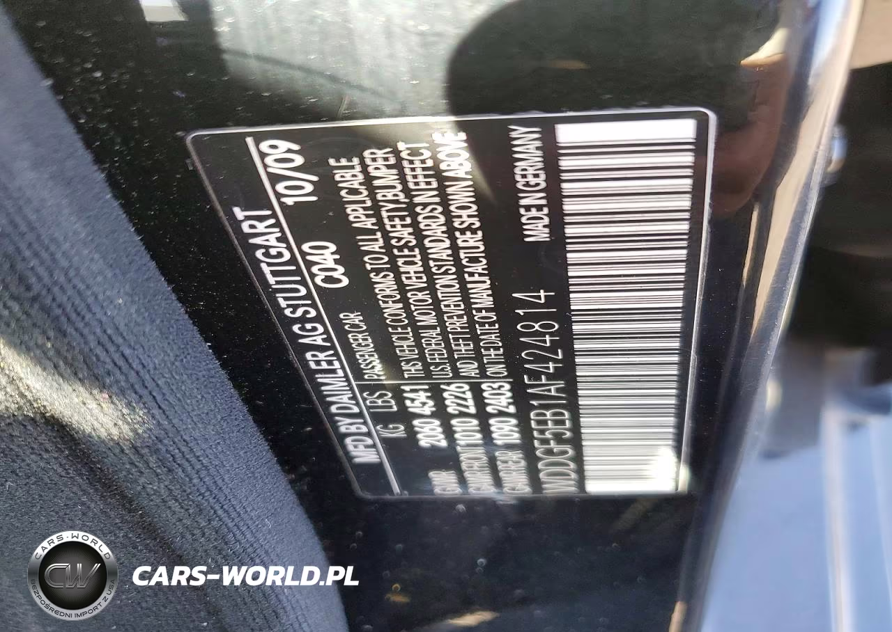 2010 Mercedes-Benz C 300 VIN:WDDGF5EB1AF424814 - 12