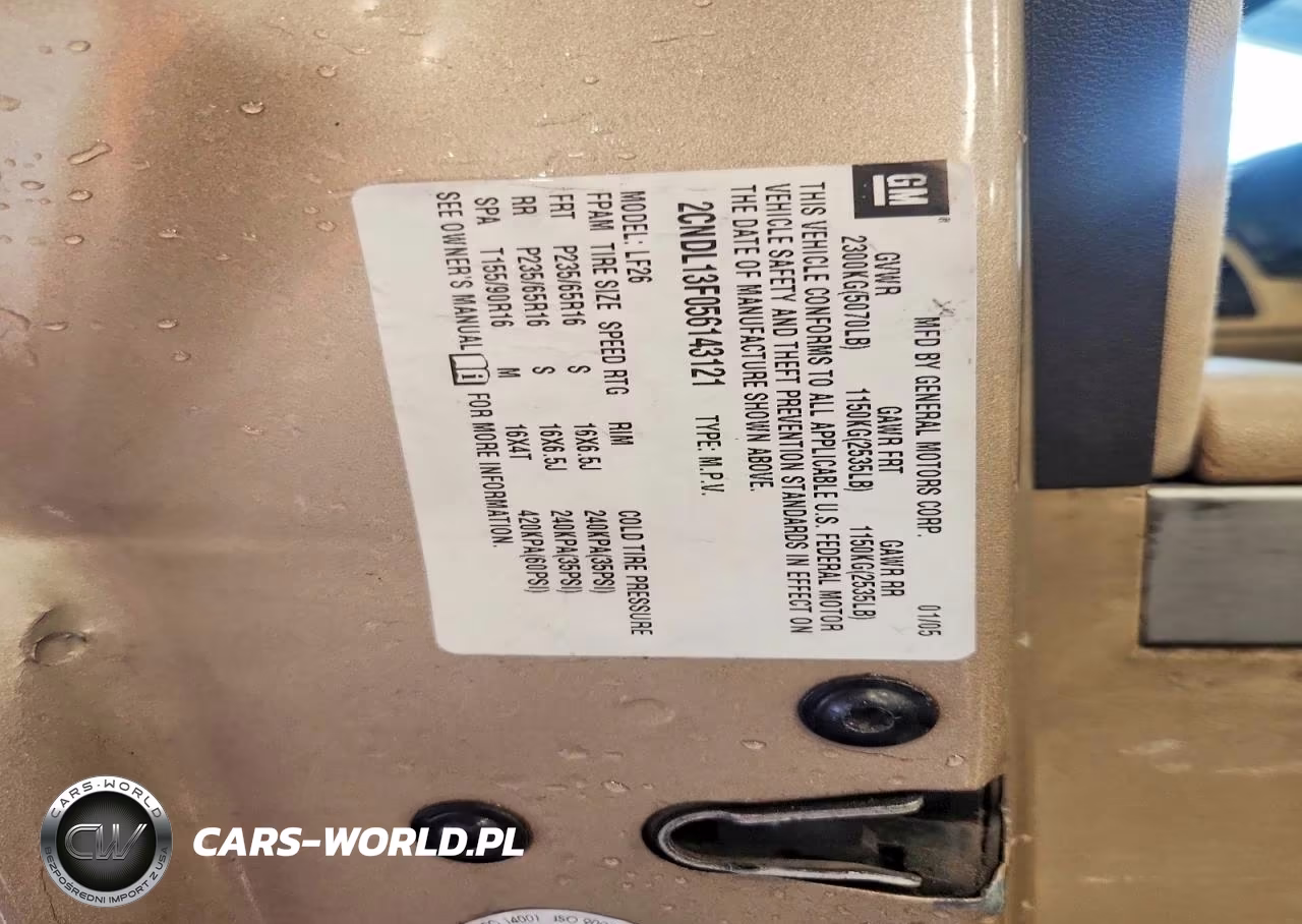 2005 Chevrolet Equinox Ls VIN:2CNDL13F056143121 - 13