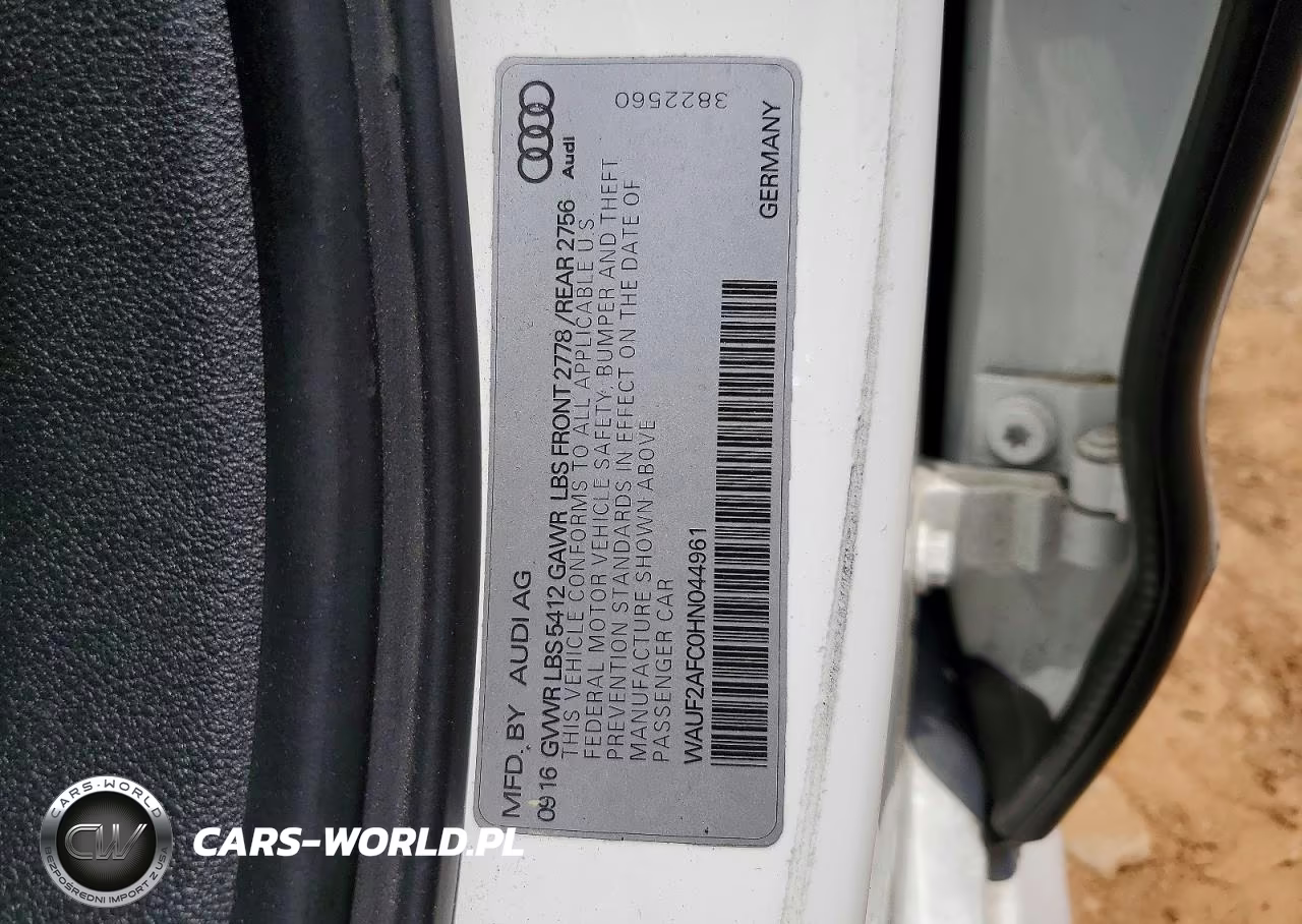 2017 Audi A6 Premium Plus VIN:WAUF2AFC0HN044961 - 12