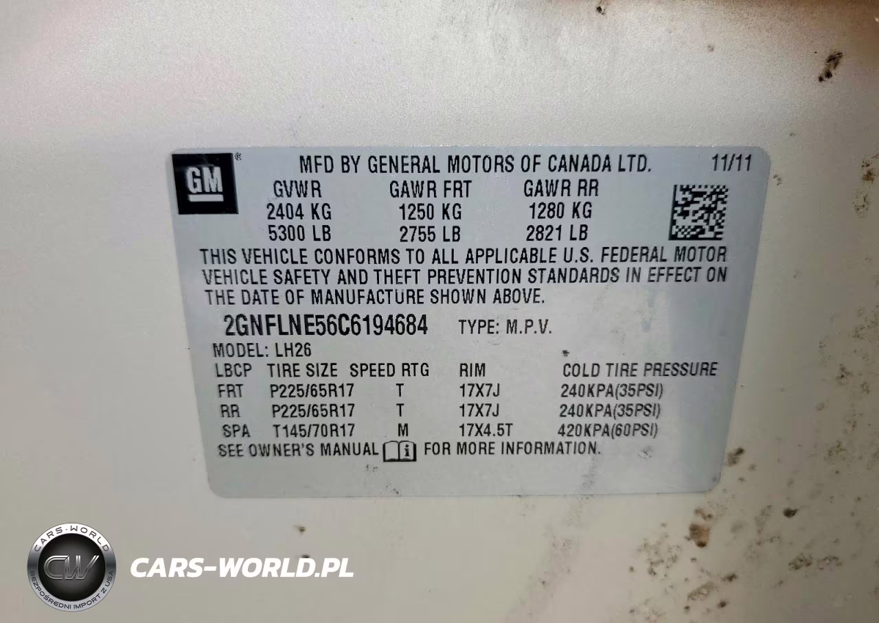 2012 CHEVROLET EQUINOX LT VIN:2GNFLNE56C6194684 - 13