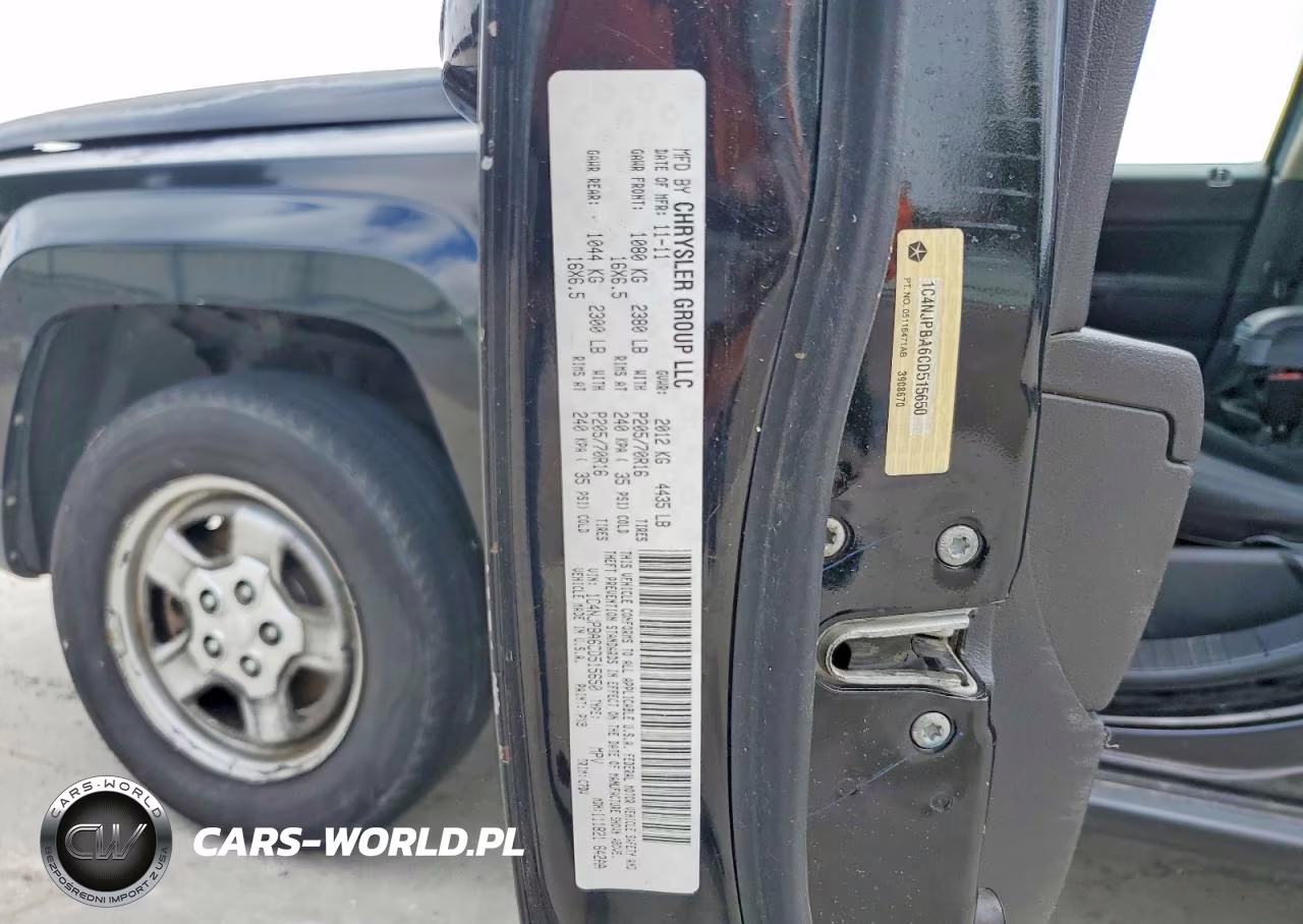 2012 Jeep Patriot Sport VIN:1C4NJPBA6CD515650 - 12
