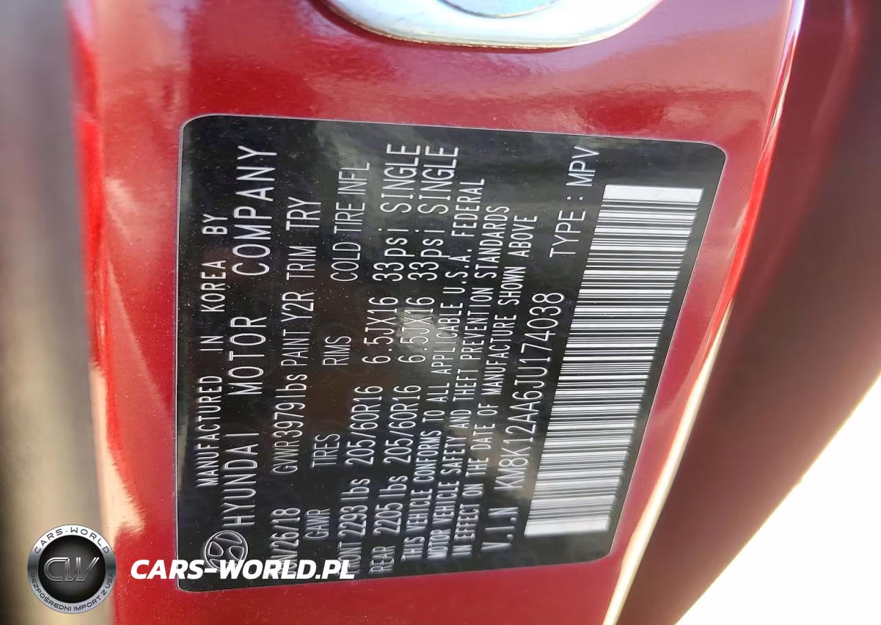 2018 Hyundai Kona Se VIN:KM8K12AA6JU174038 - 13