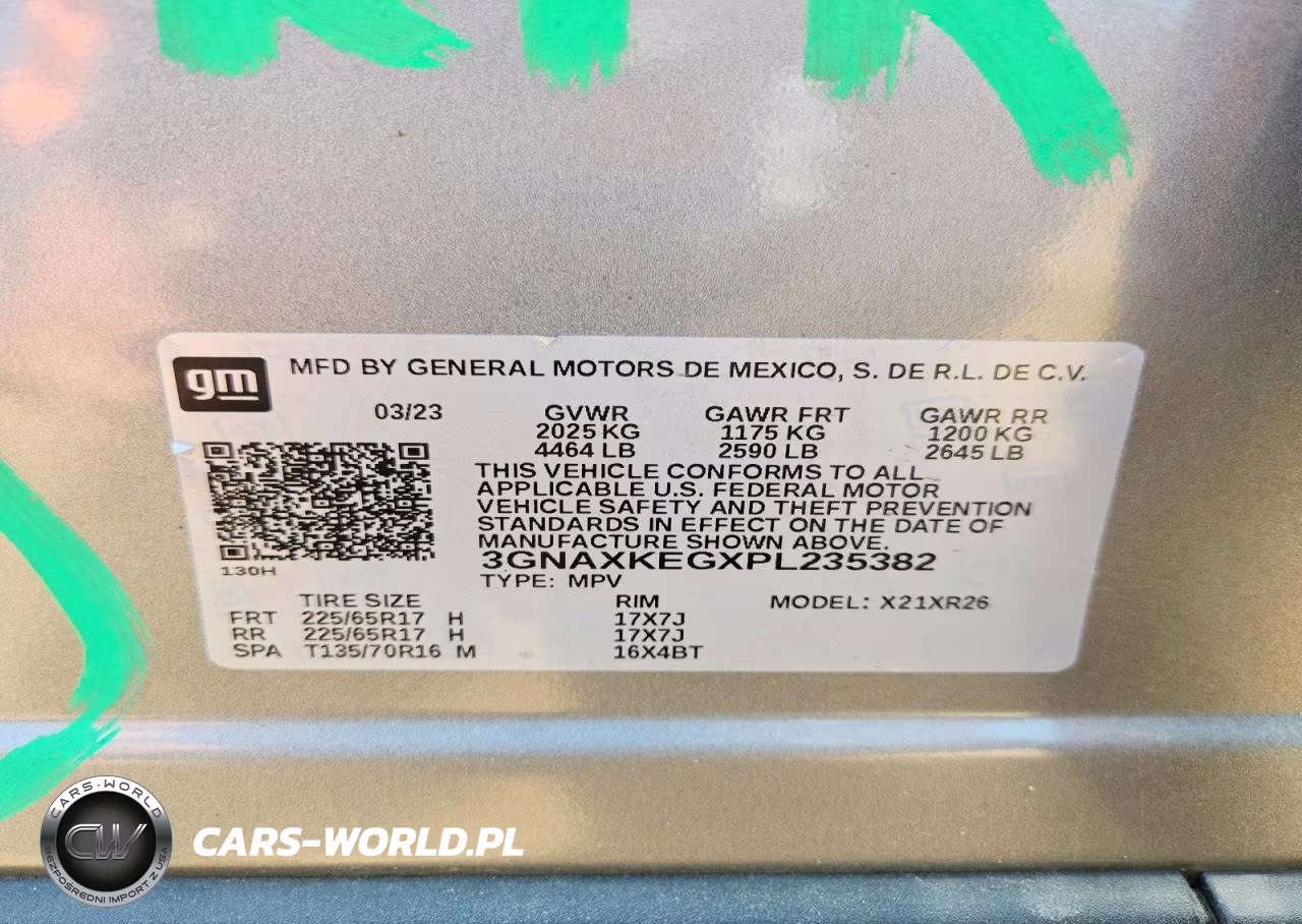 2023 Chevrolet Equinox Lt VIN:3GNAXKEGXPL235382 - 13