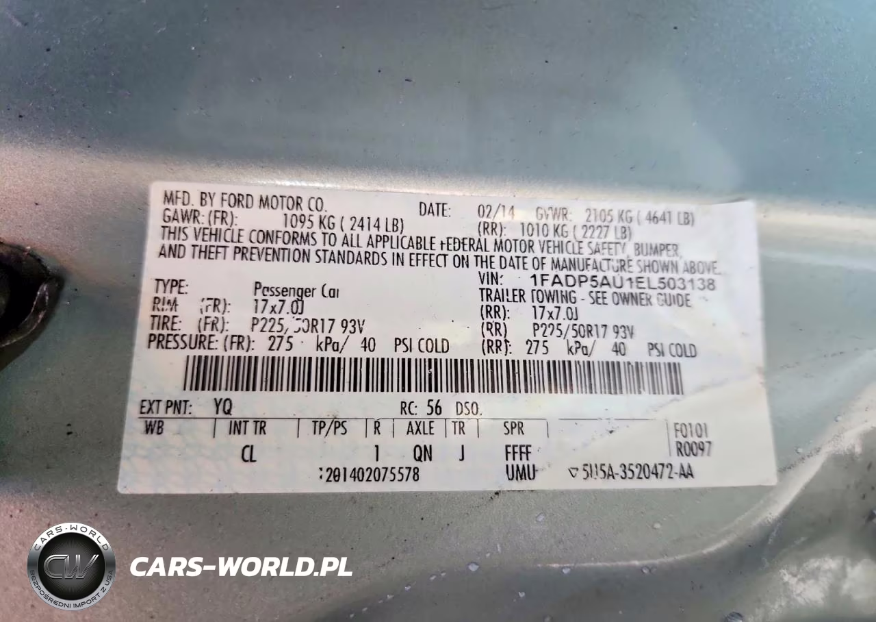 2014 Ford C-Max Se VIN:1FADP5AU1EL503138 - 13