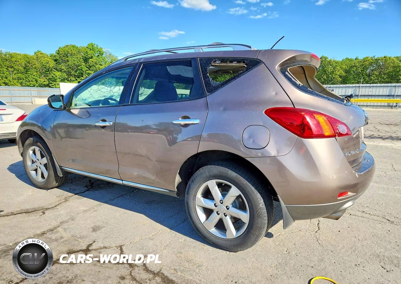 2009 Nissan Murano S VIN:JN8AZ18W39W208607 - 2