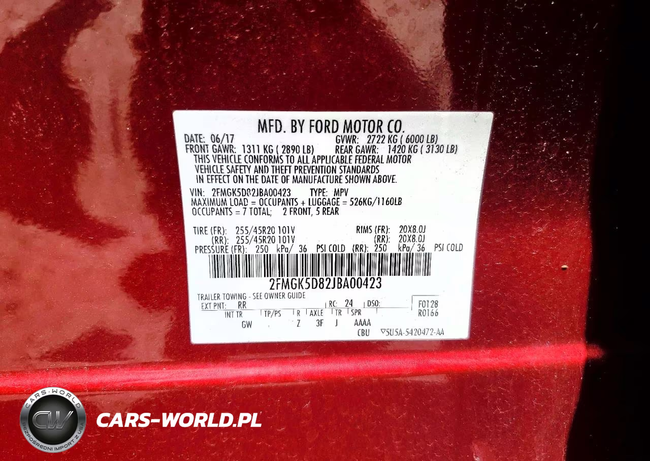 2018 Ford Flex Limited VIN:2FMGK5D82JBA00423 - 13