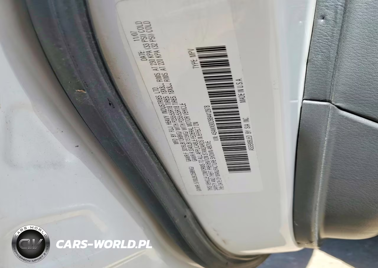 2008 Subaru Tribeca Limited VIN:4S4WX90D984412978 - 13