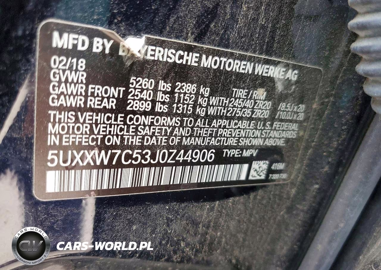 2018 BMW X4 xDrivem40I VIN:5UXXW7C53J0Z44906 - 13