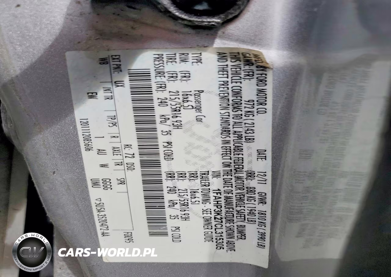 2012 Ford Focus Se VIN:1FAHP3K27CL315305 - 13