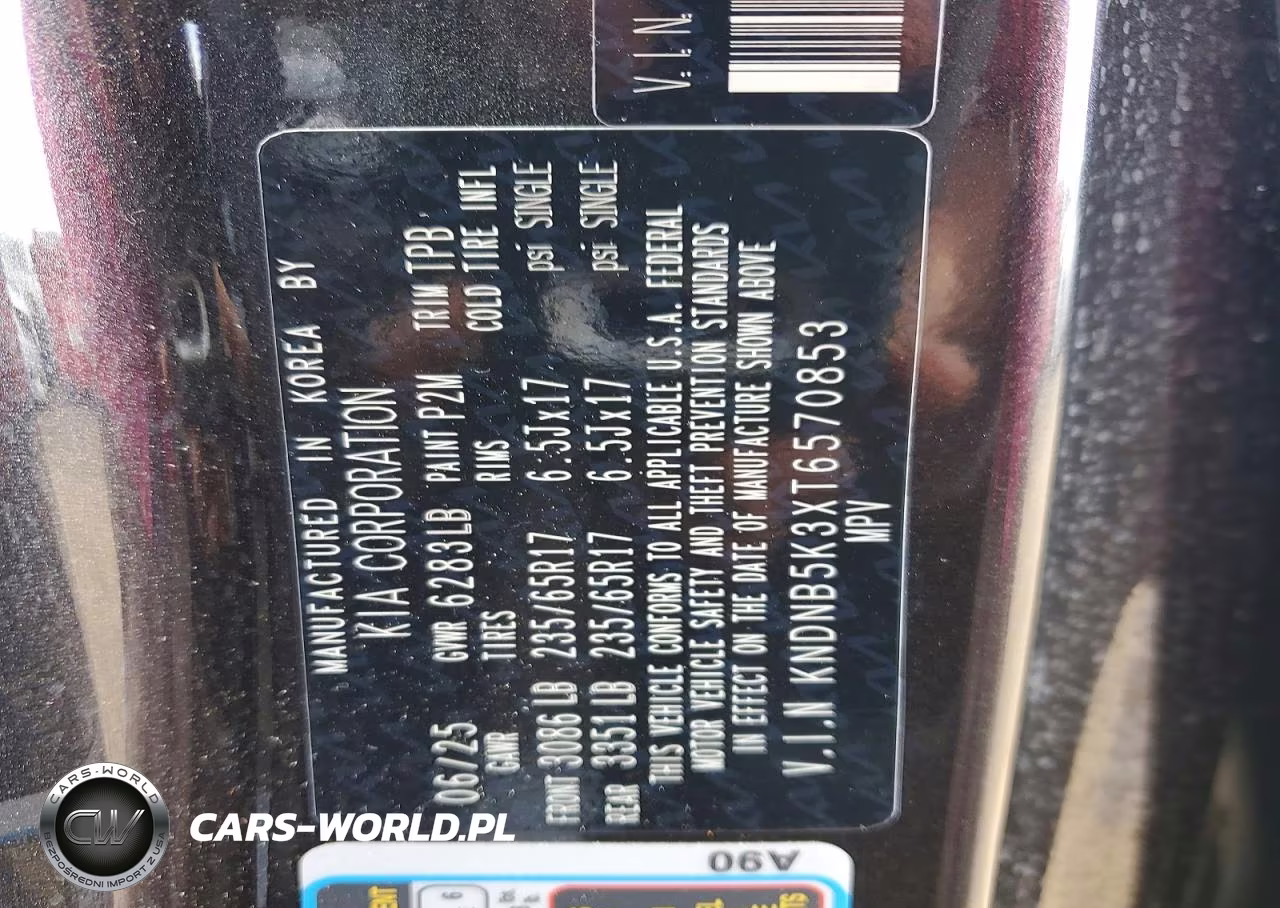 2026 Kia Carnival Lxs VIN:KNDNB5K3XT6570853 - 13
