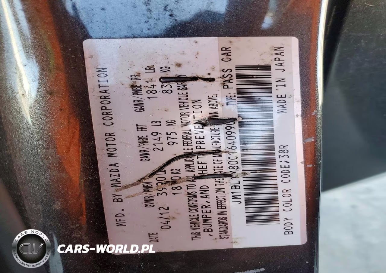 2012 Mazda 3 I VIN:JM1BL1M80C1640990 - 13