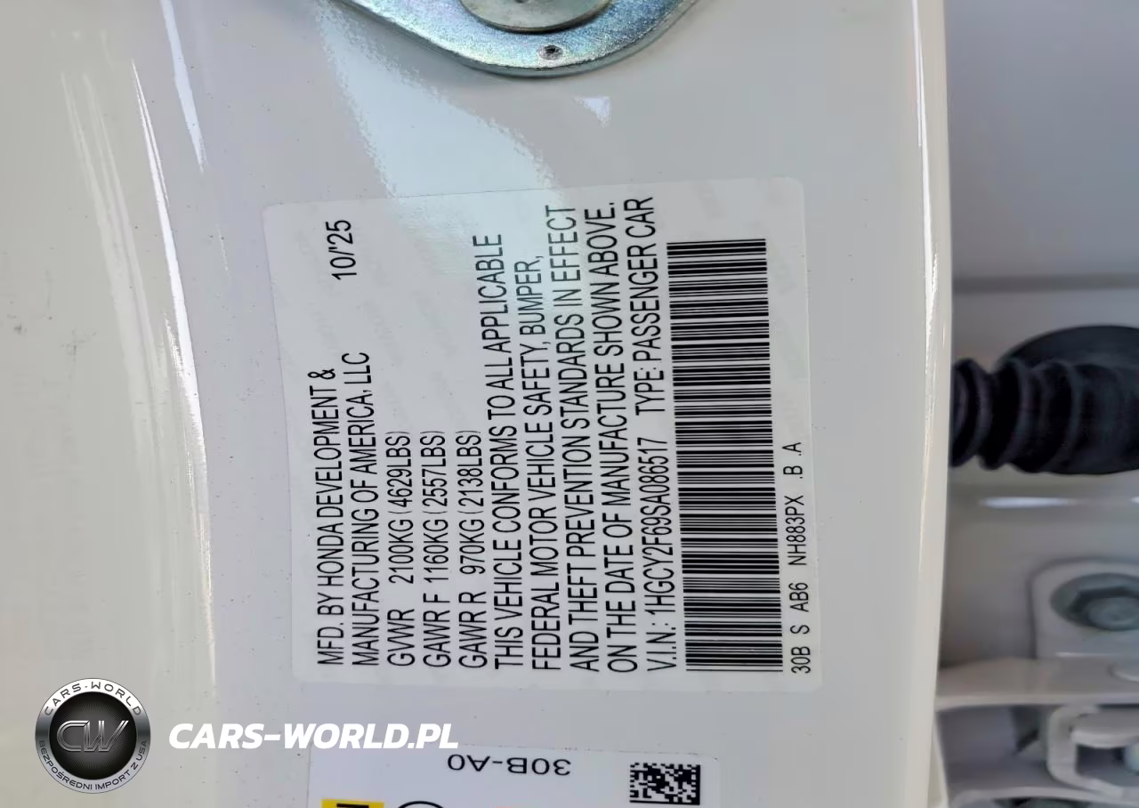 2025 Honda Accord Hybrid Exl VIN:1HGCY2F69SA086517 - 13