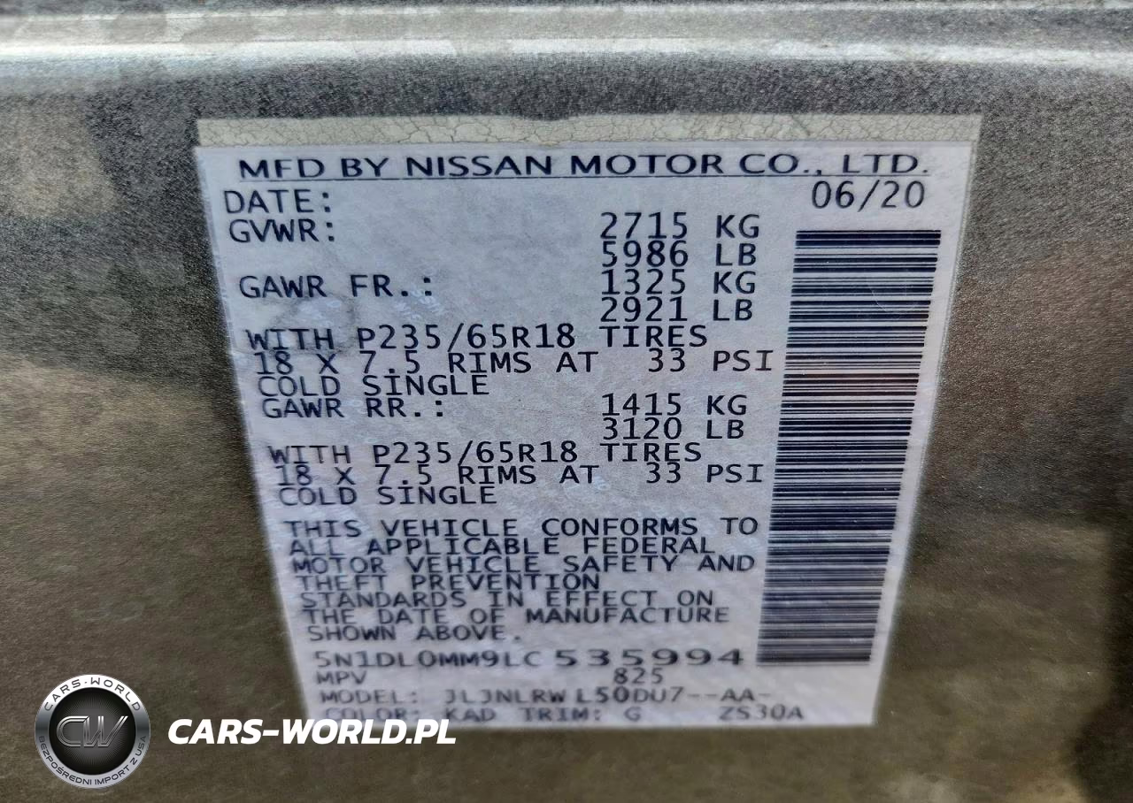 2020 Infiniti Qx60 Luxe VIN:5N1DL0MM9LC535994 - 14