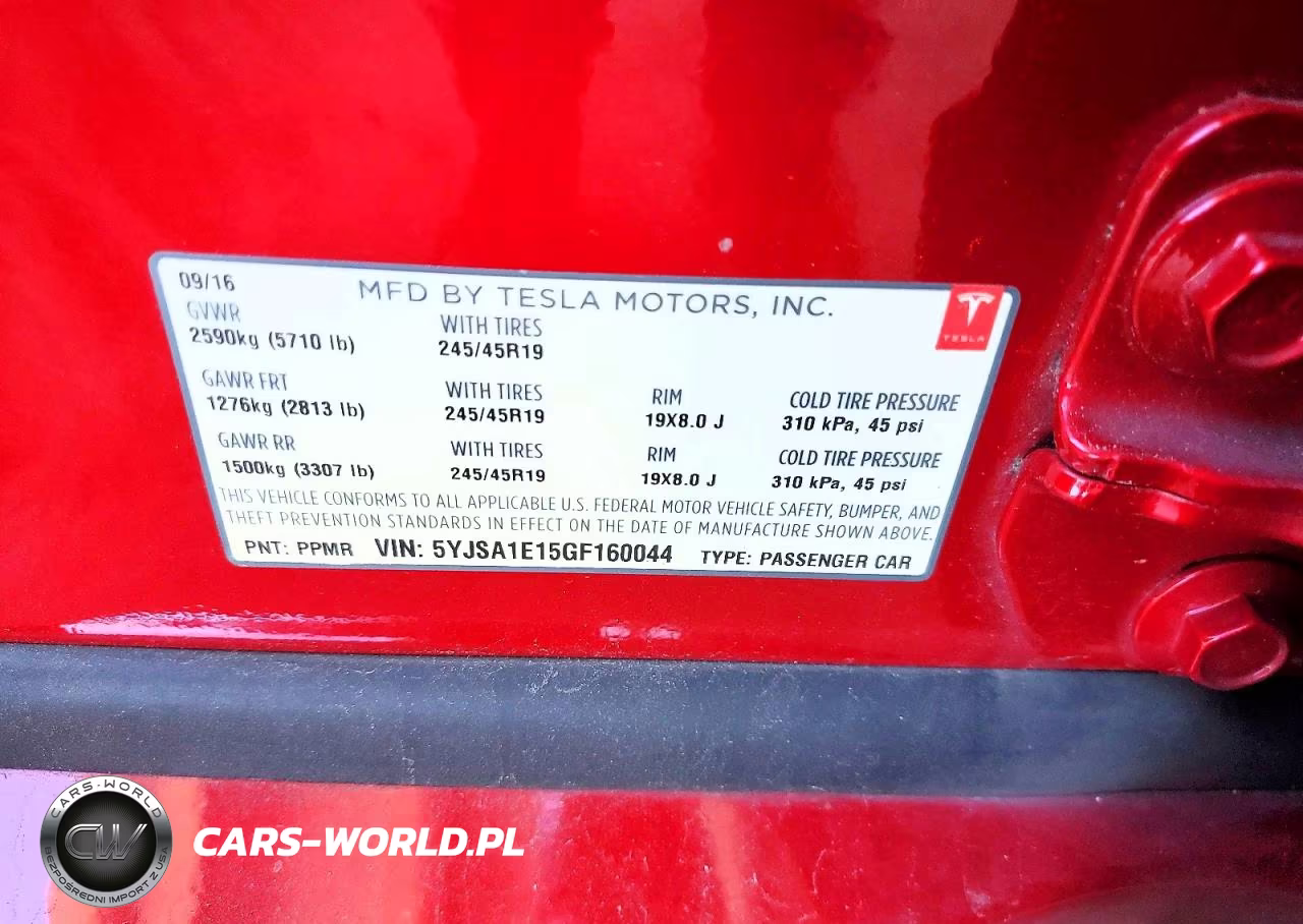 2016 Tesla Model S VIN:5YJSA1E15GF160044 - 13