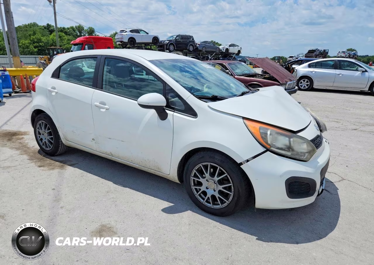 2013 Kia Rio Lx VIN:KNADM5A39D6307713 - 4