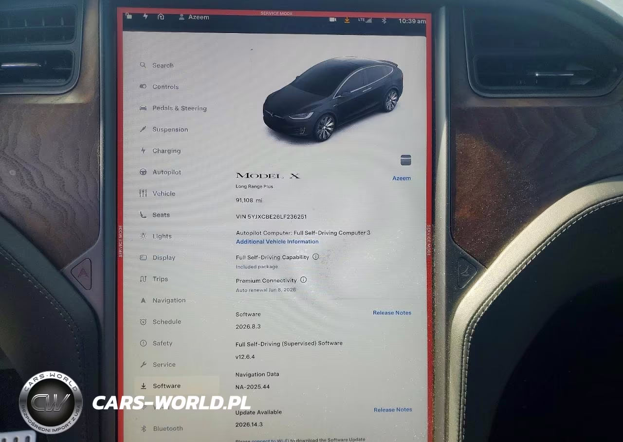 2020 Tesla Model X VIN:5YJXCBE26LF236251 - 9