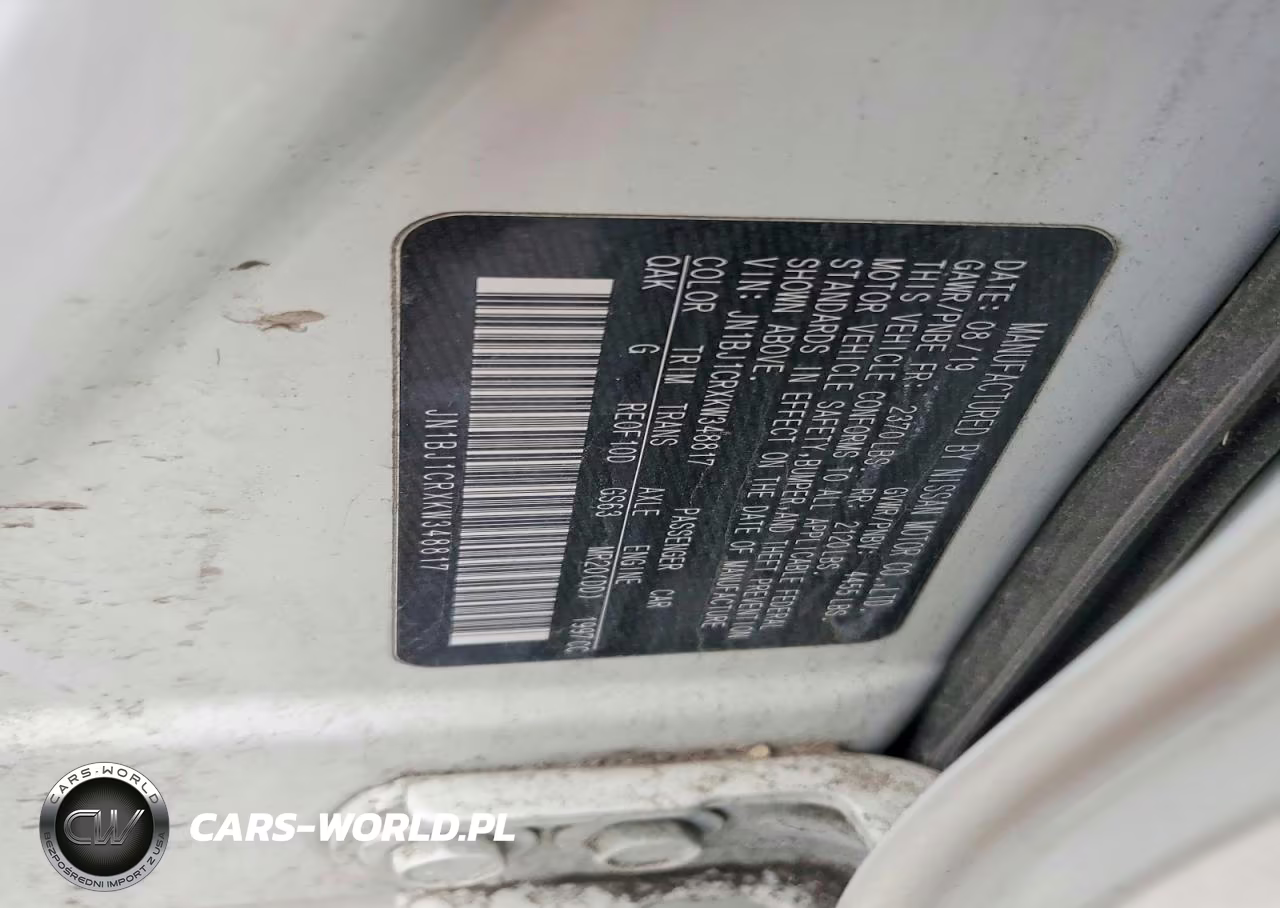 2019 Nissan Rogue Sport S VIN:JN1BJ1CRXKW348817 - 13