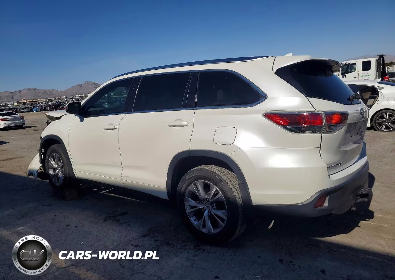 2015 Toyota Highlander Xle VIN:5TDJKRFHXFS154026 - 2