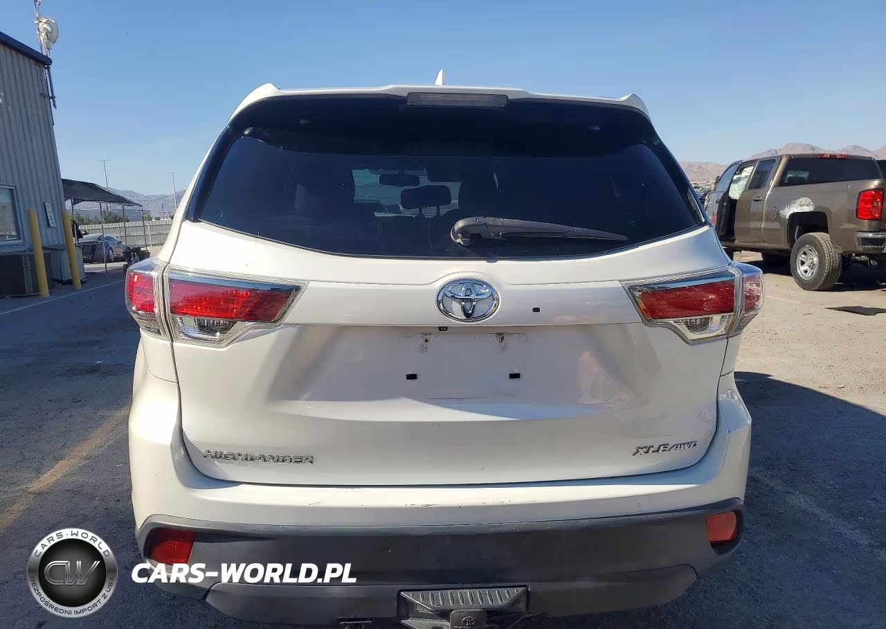 2015 Toyota Highlander Xle VIN:5TDJKRFHXFS154026 - 6