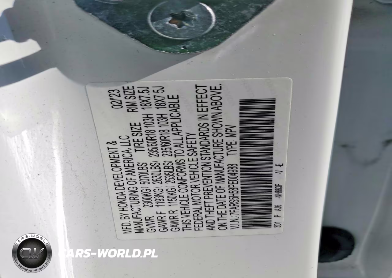 2023 Honda Cr-V Sport VIN:7FARS5H58PE004988 - 13