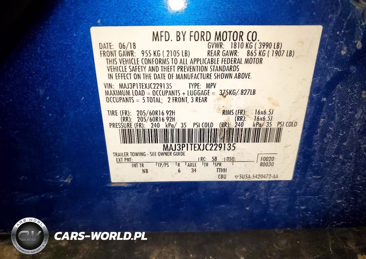 2018 Ford Ecosport Se VIN:MAJ3P1TEXJC229135 - 13