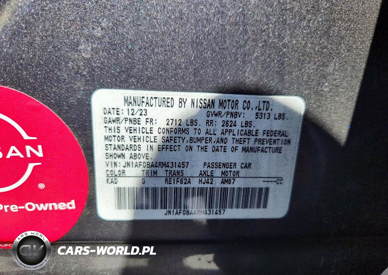 2024 Nissan Ariya Engage VIN:JN1AF0BA4RM431457 - 12