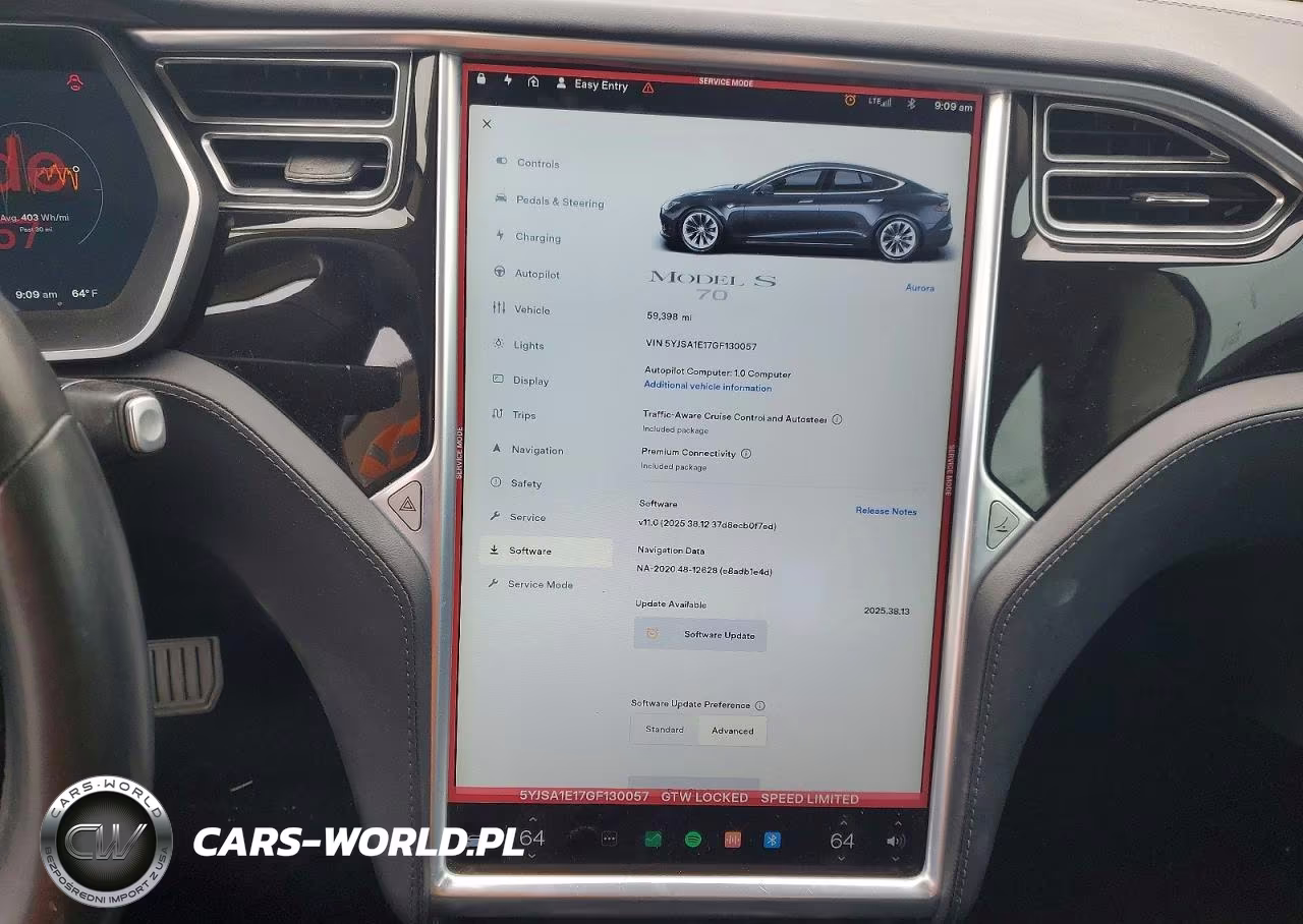 2016 Tesla Model S VIN:5YJSA1E17GF130057 - 9