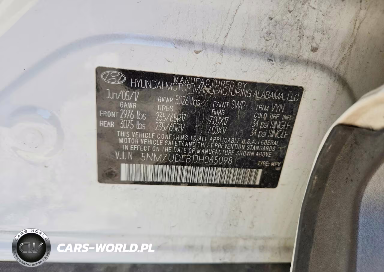 2018 Hyundai Santa Fe Sport 2.4L VIN:5NMZUDLB1JH065098 - 13